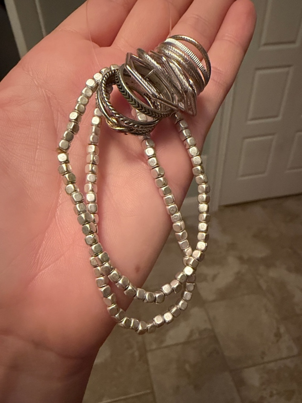 Silver jewelry bundle